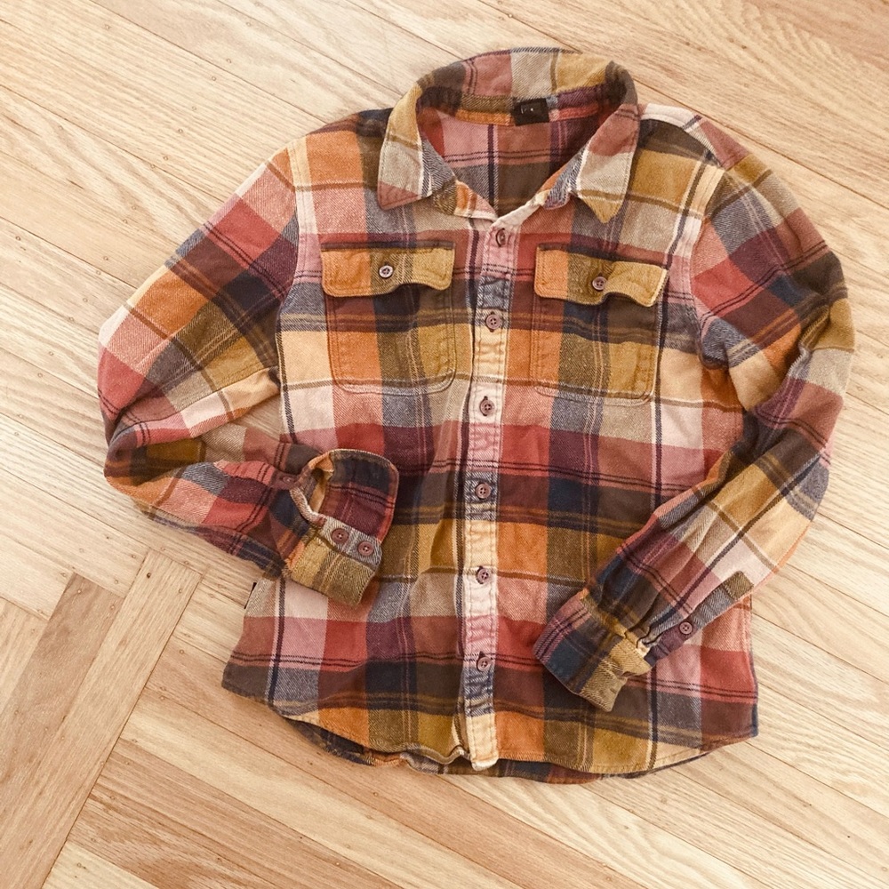 Patagonia Plaid Button Down Flannel Shirt Sz S